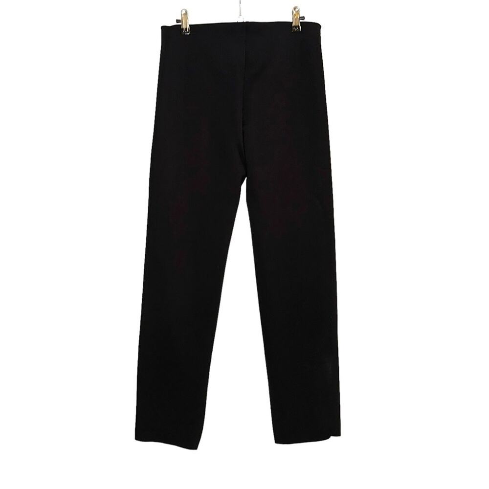 COS Straight Leg Black Pull On Elastic Waist High Rise Pants SMALL